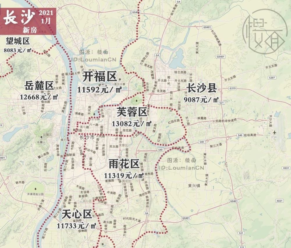 2021年首月房价地图来了!你家是涨是跌?