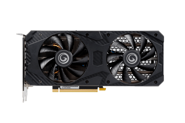 影驰geforce rtx 3060骁将,rtx30系列显卡里面的"异类,双风扇外观