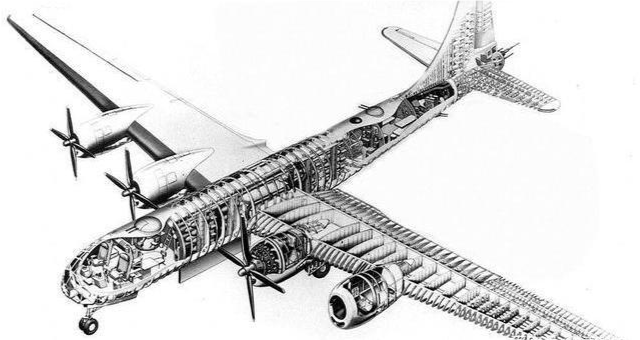 毁灭日本b29超级空中堡垒轰炸机