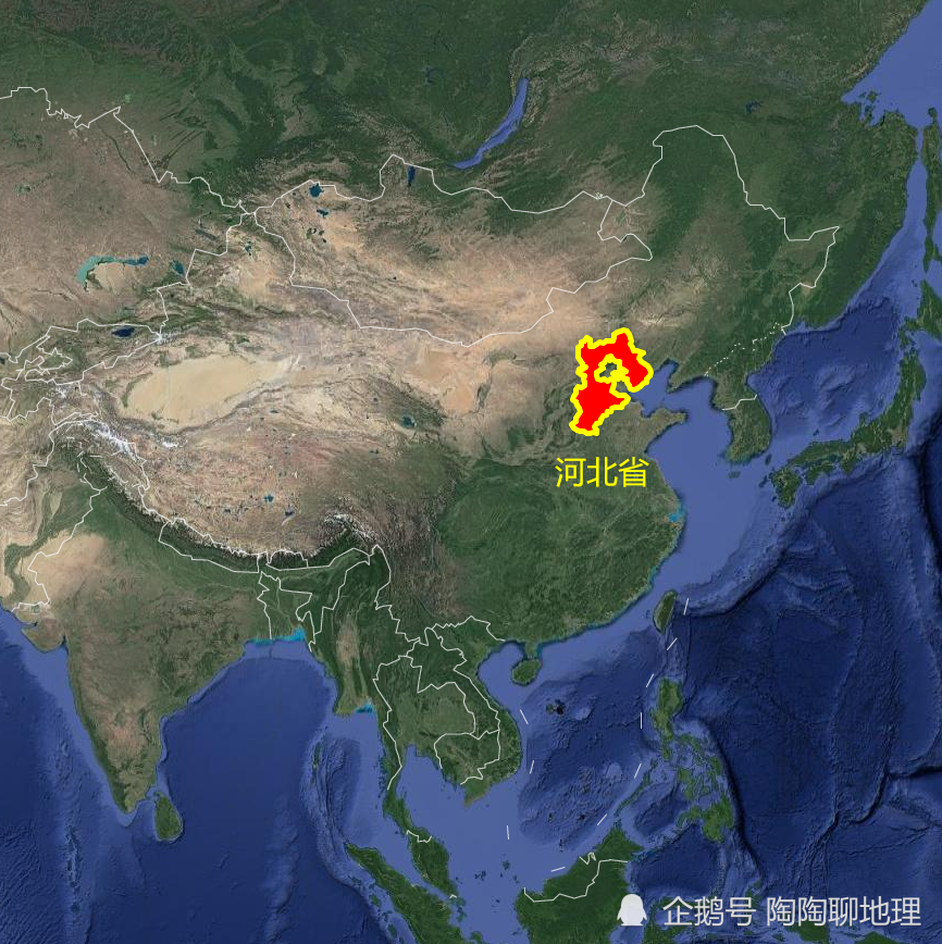 查河北省总面积总人口_河北省地图