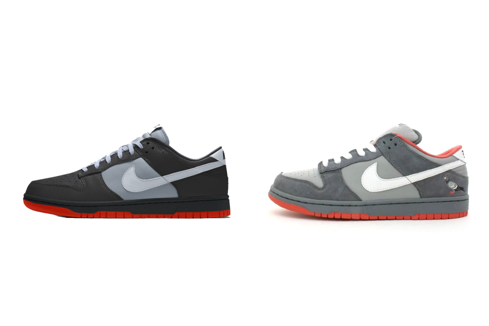 jeff staple x nike sb dunk low "black pigeon" 黑鸽子