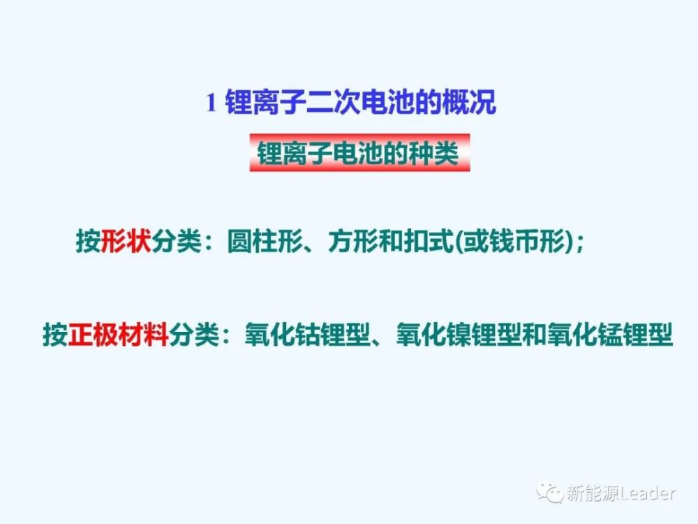 锂离子电池概述材料工作原理及应用128页ppt可下载