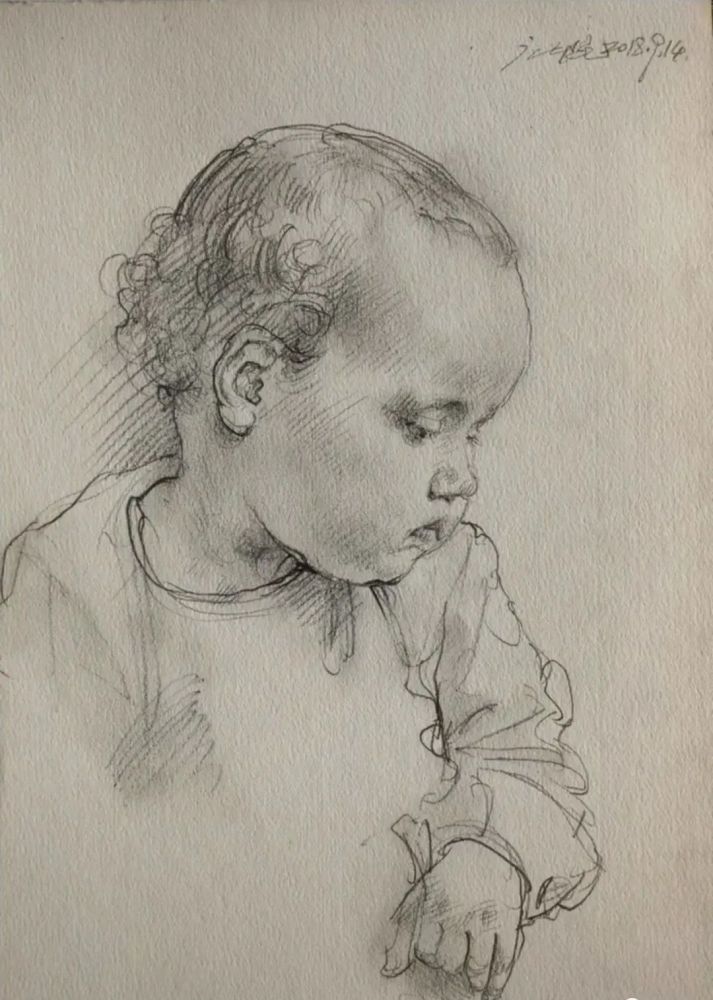 庞茂琨纸本素描速写系列作品