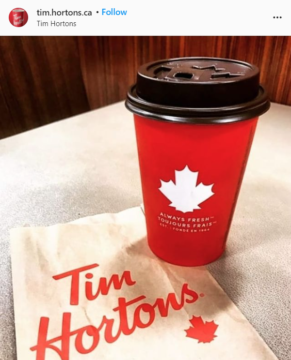 timhortons新款darkroast咖啡