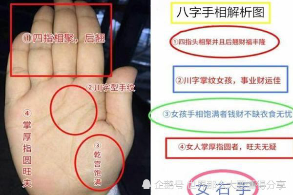 女人大贵的手相,旺夫旺子旺事业,福气满满不愁吃穿!