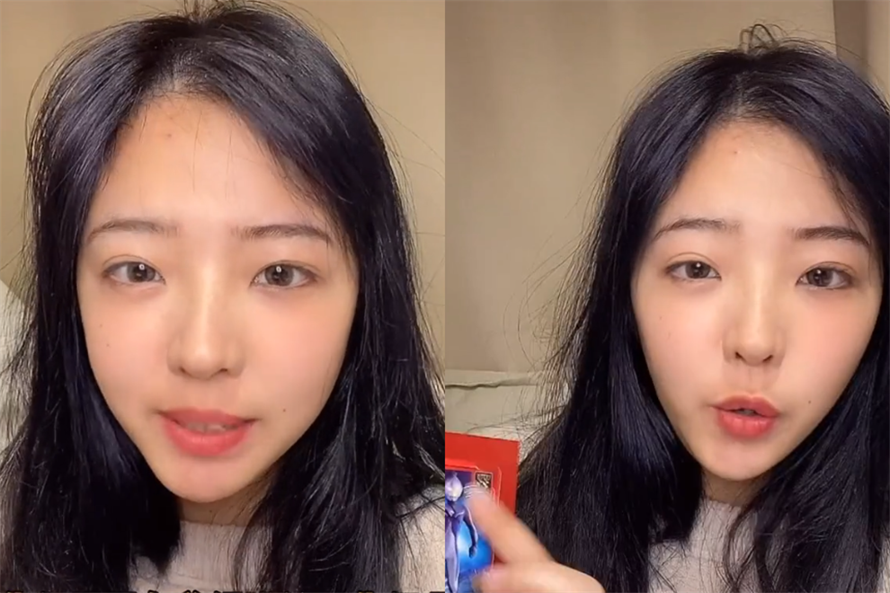 网红郝一点纯素颜现身,失去美颜滤镜后平淡,小娇妻日常不过如此