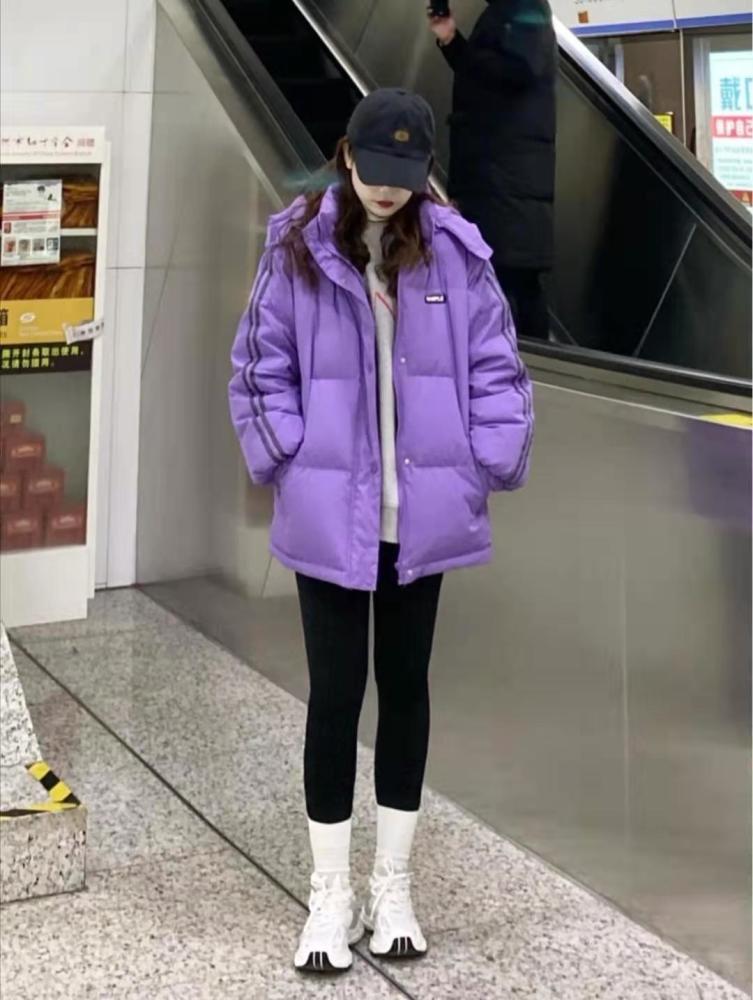 鲨鱼裤怎么搭配羽绒服好看
