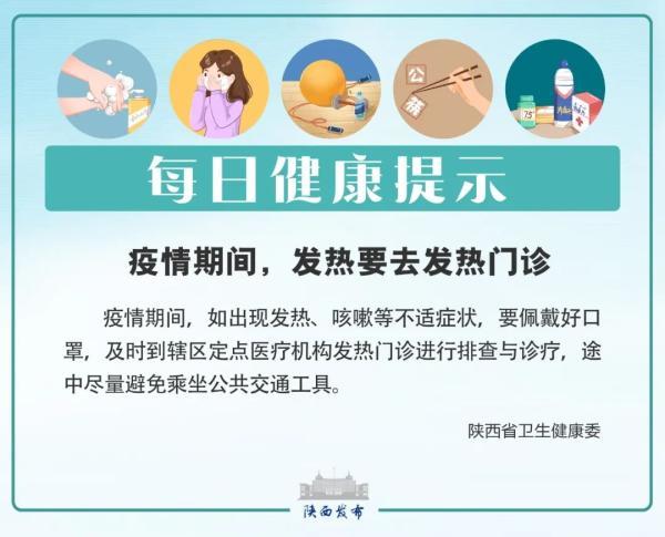 每日健康提示|疫情期间发热要去发热门诊