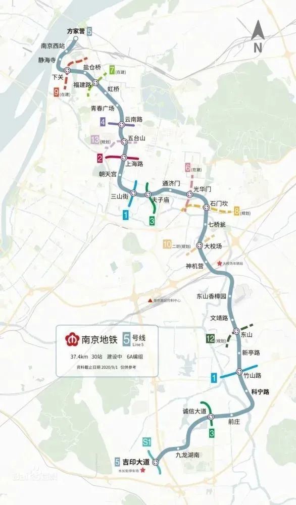 南京地铁s8号线(又称宁天线) 是南京地铁第五条建成运营的线路 也是