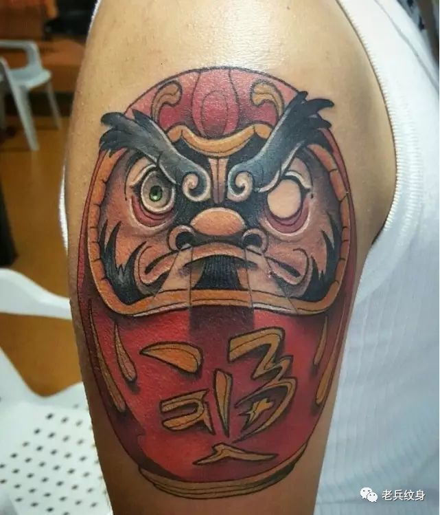 纹身素材达摩蛋