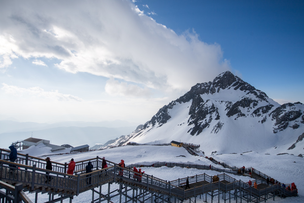 丽江的玉龙雪山