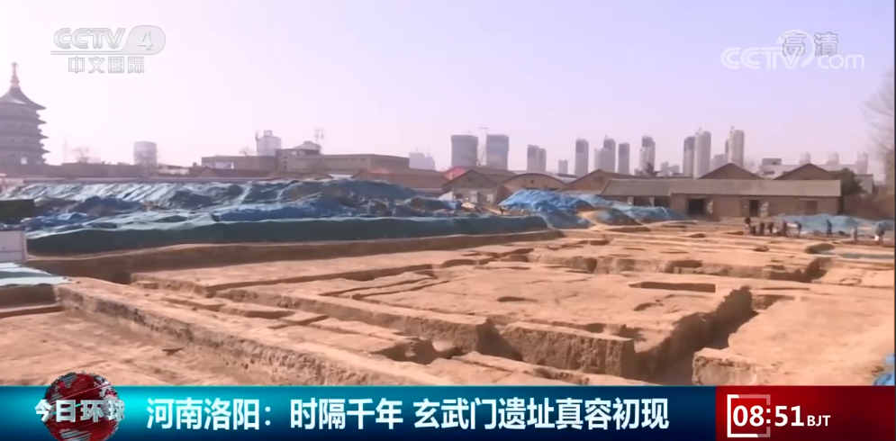 央视又一次关注洛阳!时隔千年,玄武门遗址真容初现
