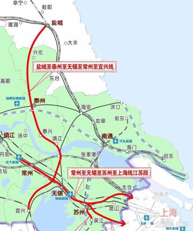 2021年江苏高铁这样开局!将新开建4条线路,每条都备受