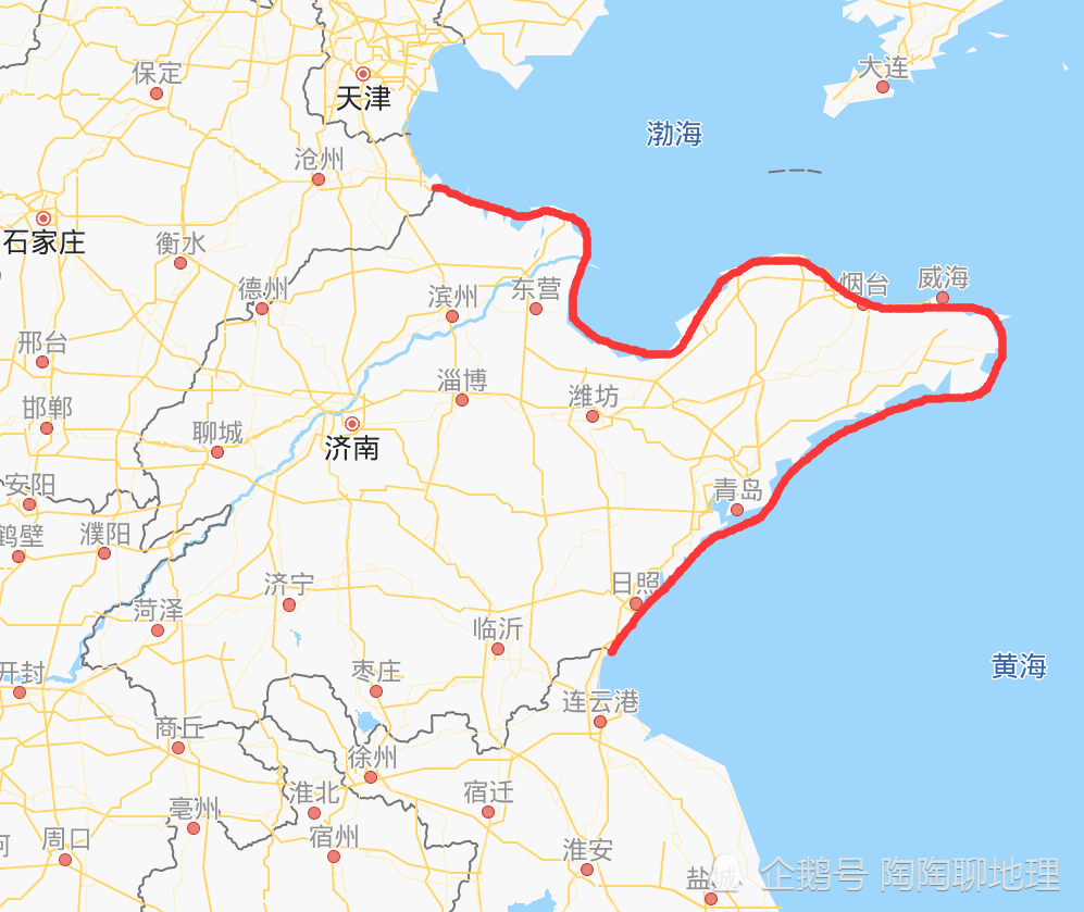 全国沿海省份海岸线长度排名:广东4000多公里,福建和山东随其后