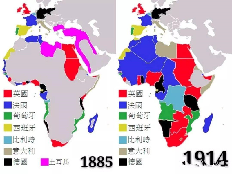 19世纪,英国,法国等国在世界范围内疯狂占领殖民地,几乎瓜分了世界,而