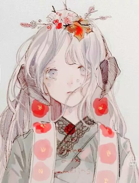 古风头像女‖白发系列