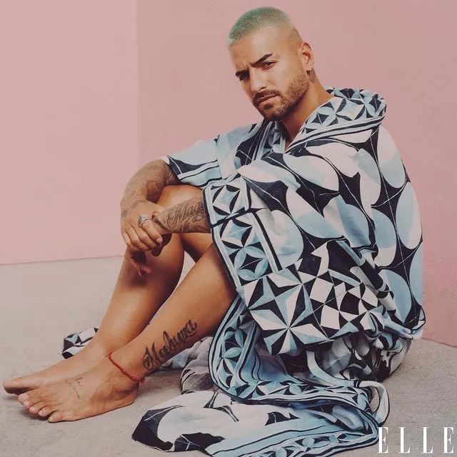 maluma 登上美版《elle》封面,史上首封男士solo封面