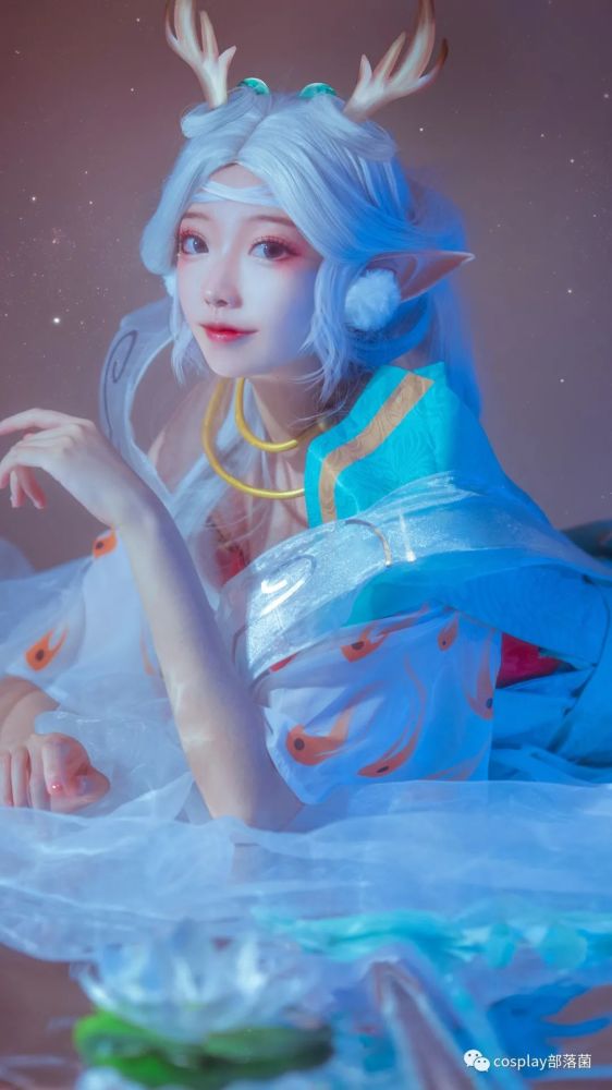 cos:王者荣耀瑶遇见神鹿cos正片@阿八