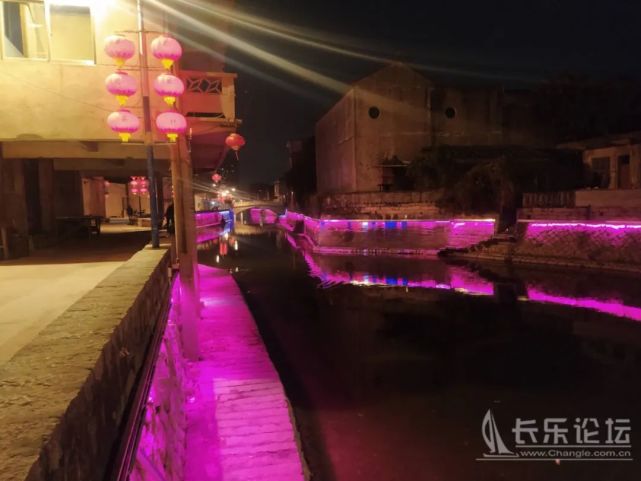 长乐千年古村夜景惊艳众网友|古村|夜景|江田镇|长乐