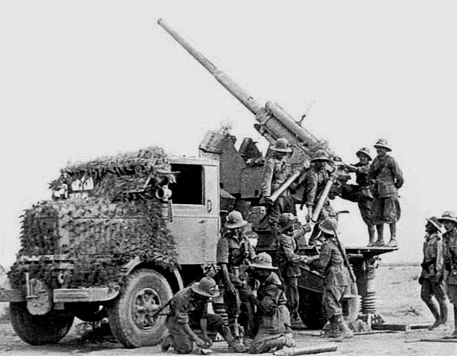 二战意大利90/53高射炮,被产能耽误的王者,可以当成榴弹炮使用