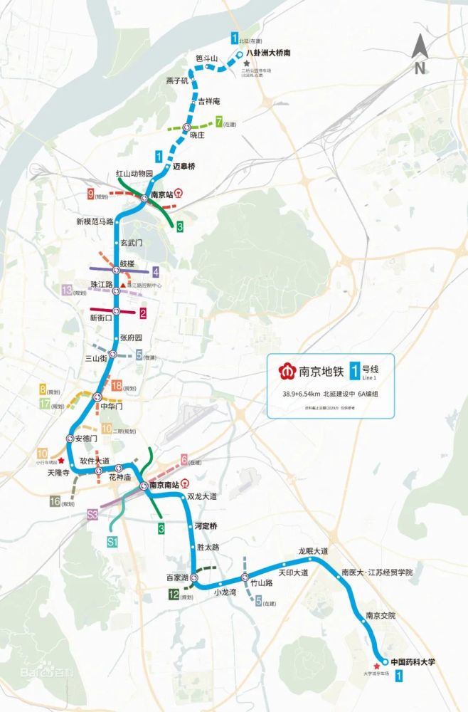 4km,全部为地下线,共设地下车站30座,其中换乘站14座,南京地铁5号线