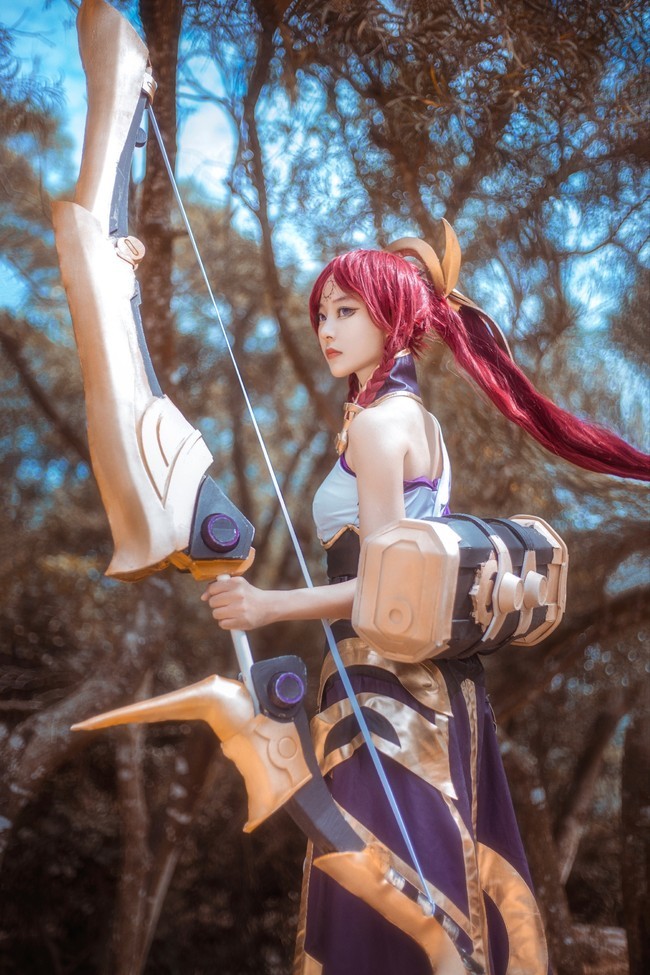 cos:王者荣耀伽罗cos正片@柒七