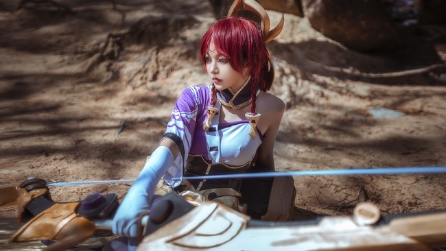 cos:王者荣耀伽罗cos正片@柒七