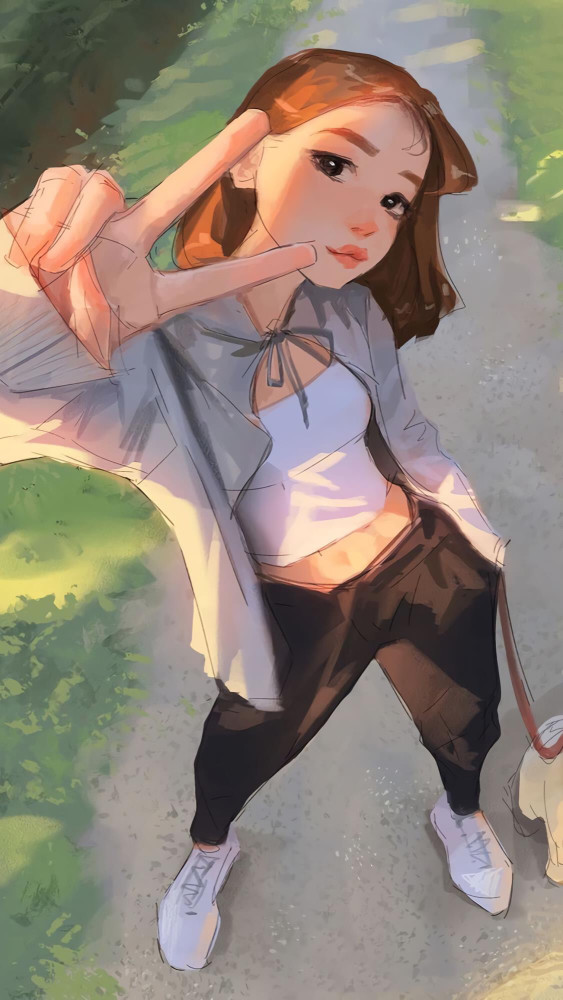 精致女孩儿好看的聊天背景图来了