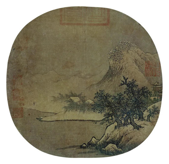 宋代小品画:范宽风格山水小品画