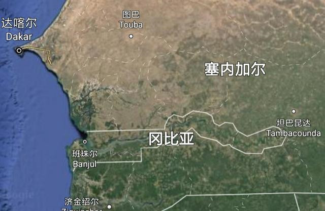 冈比亚人口和面积_冈比亚地图(3)