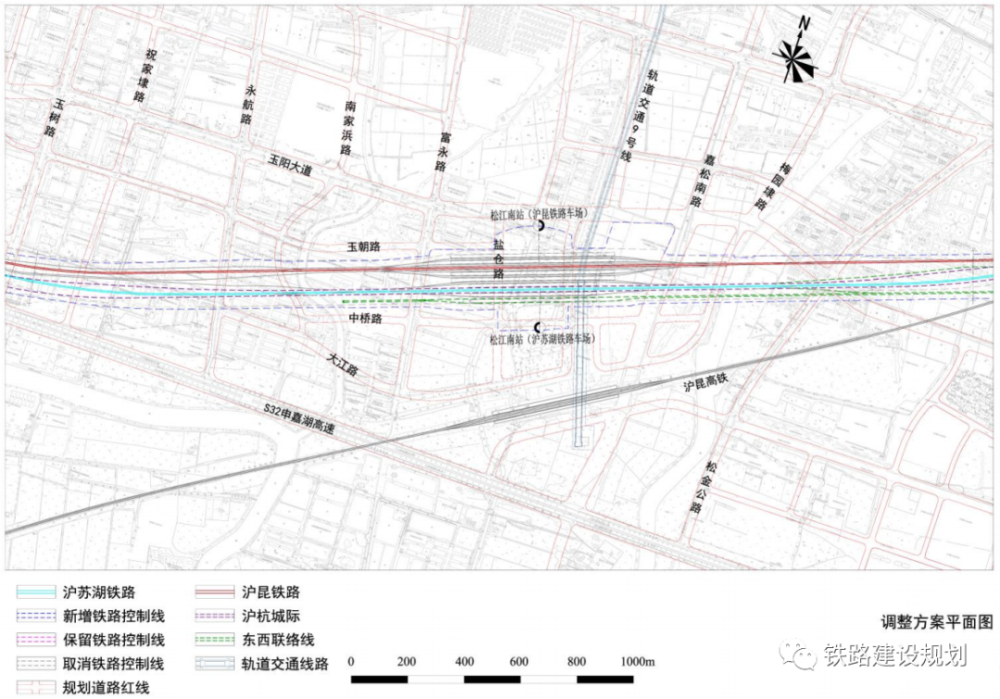 沪苏湖铁路(上海段)东起虹桥站并可衔接上海南站,西至青浦区金泽镇市