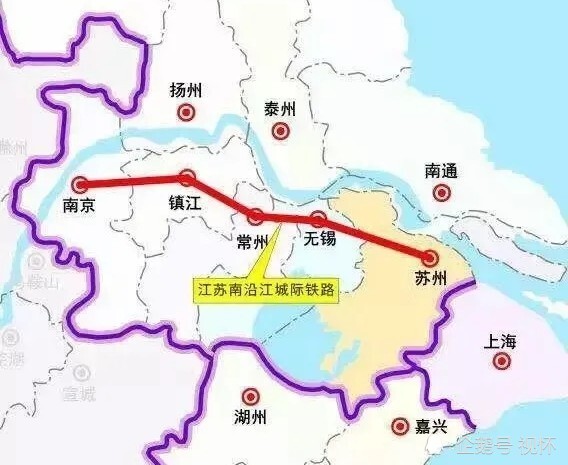 江苏将有8条高铁同时在建,其中3条与苏北有关