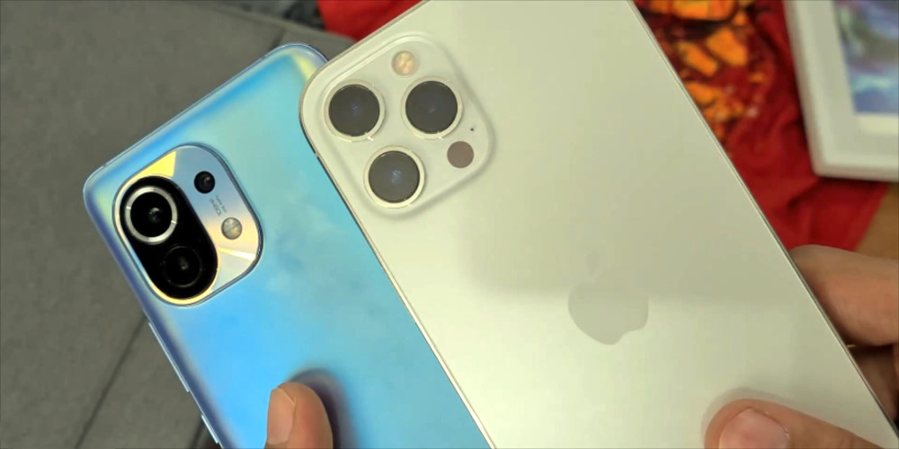 苹果12promax真机图,苹果12promax关于本机 小米11和iphone12promax真机对比:差价5千谁更值得买?