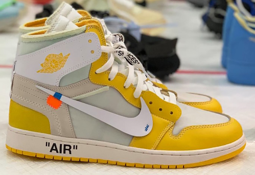 ow x aj1 "canary yellow"即将发售,鞋圈震动!