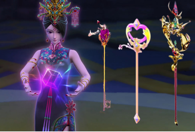 叶罗丽:仙子魔法杖对比,灵公主的最丑,时希的阵容最