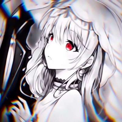 "二次元黑暗系高清情侣头像"
