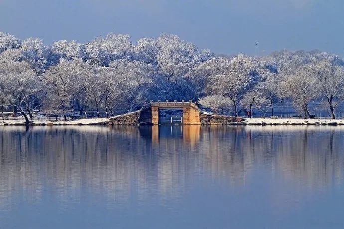 2021年北京第一场雪 美如画的古风质感