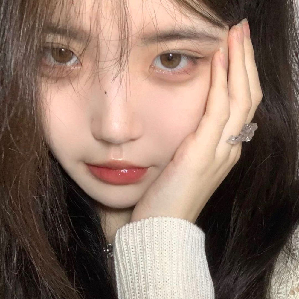 招桃花温柔小众真人女生头像180