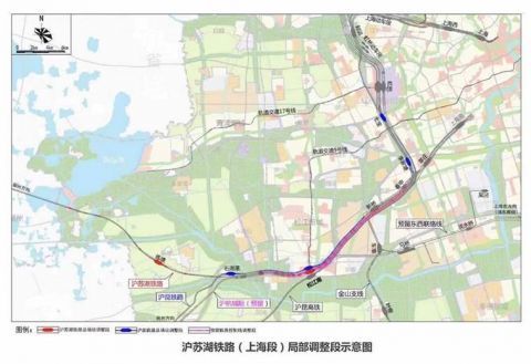 沪苏湖铁路上海段规划调整细节来了 新增这些站点