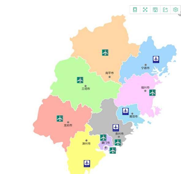 等几个机场全部建设完成,整个福建所有地级市又全部都有机场,而全国