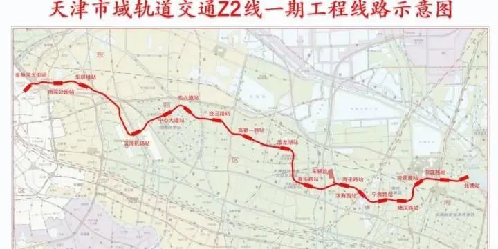 未来10号线二期将继续向北延伸,一直到北辰区大张庄.