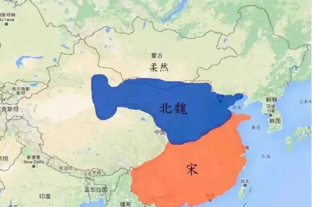 北魏疆域图 5 宇文邕