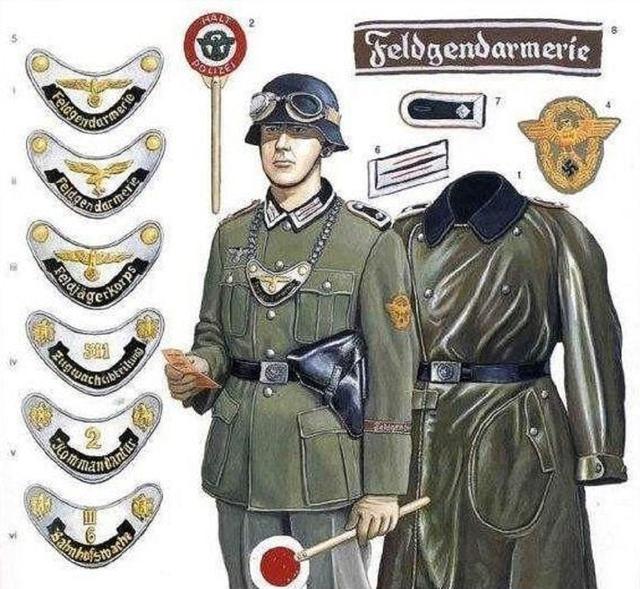 二战德军战地宪兵:外号"链狗",每人在脖子上挂着一条金属链子