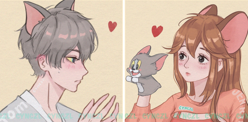 动画角色"拟人化",《猫和老鼠》成cp,《天线宝宝》真难挑