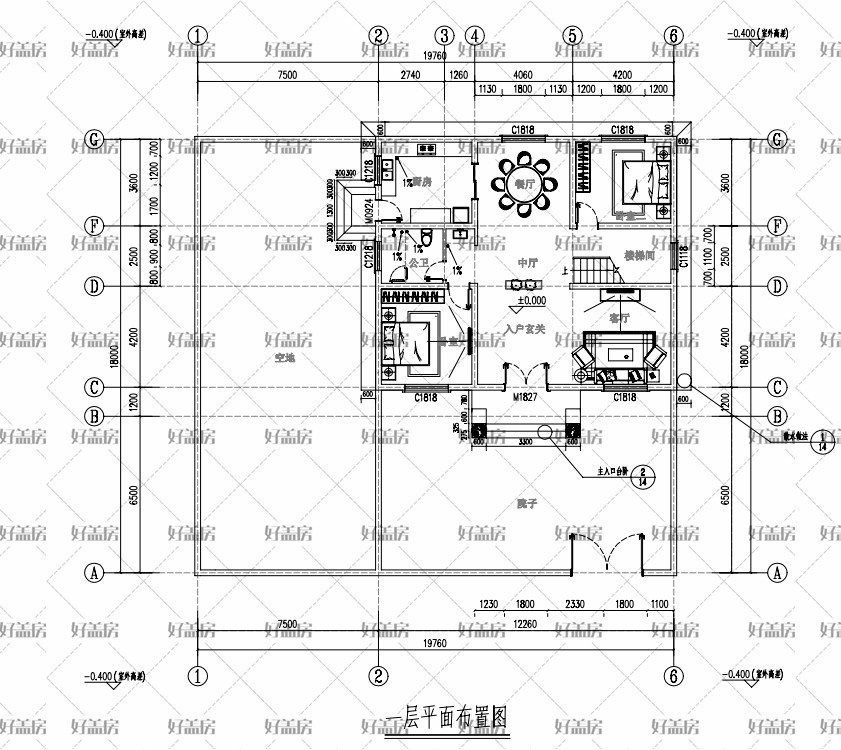 200平方房子设计图