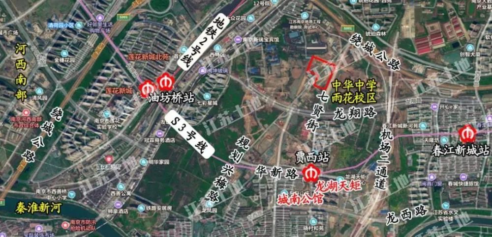 城南·两桥 地块四至图 地理位置:东至经八路,南至规划纬二路,西至