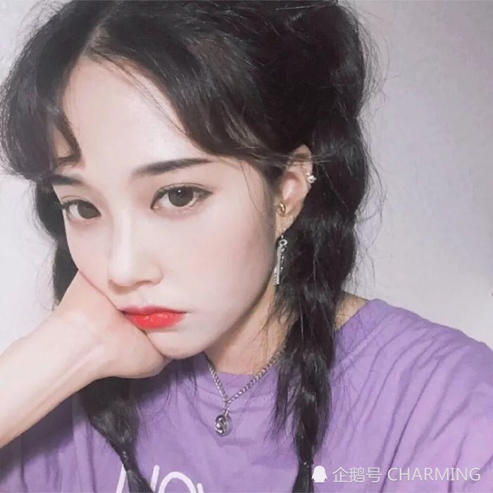 唯美紫色系女生超仙头像