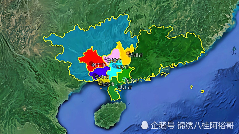 玉林这座岭南都会与六个地级市接壤地理位置优越吗