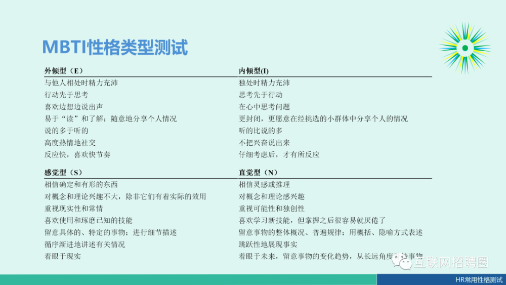 人格(性格)测试分享