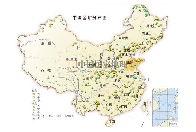 金矿烟台最多 我国的黄金资源主要分布在山东省,河南省,江西省,云南省